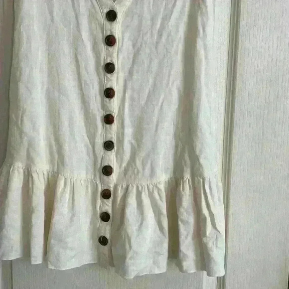 Princess Polly TE Amo White Button Down Shift Mini Dress - Picture 4 of 6